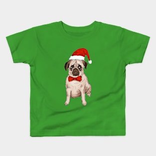 Christmas Pug Kids T-Shirt